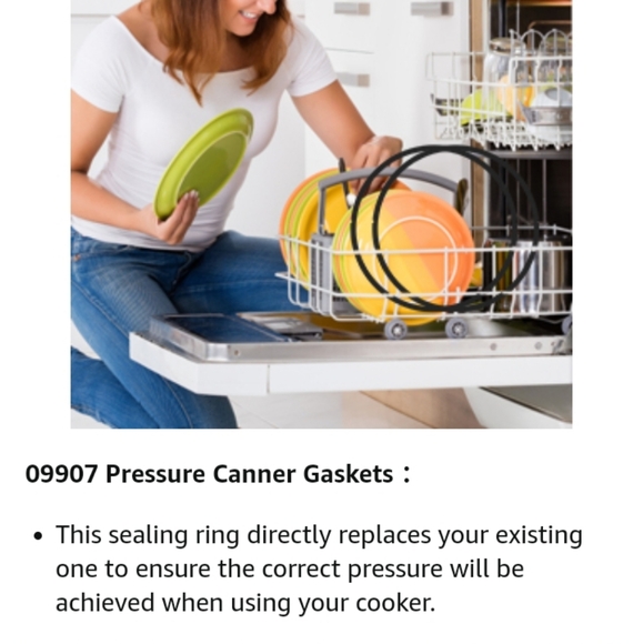 3 For $15 /NWOT Pressure Canner Sealing Ring and for Presto CA16, CA16H, & 21 qt - Picture 13 of 16